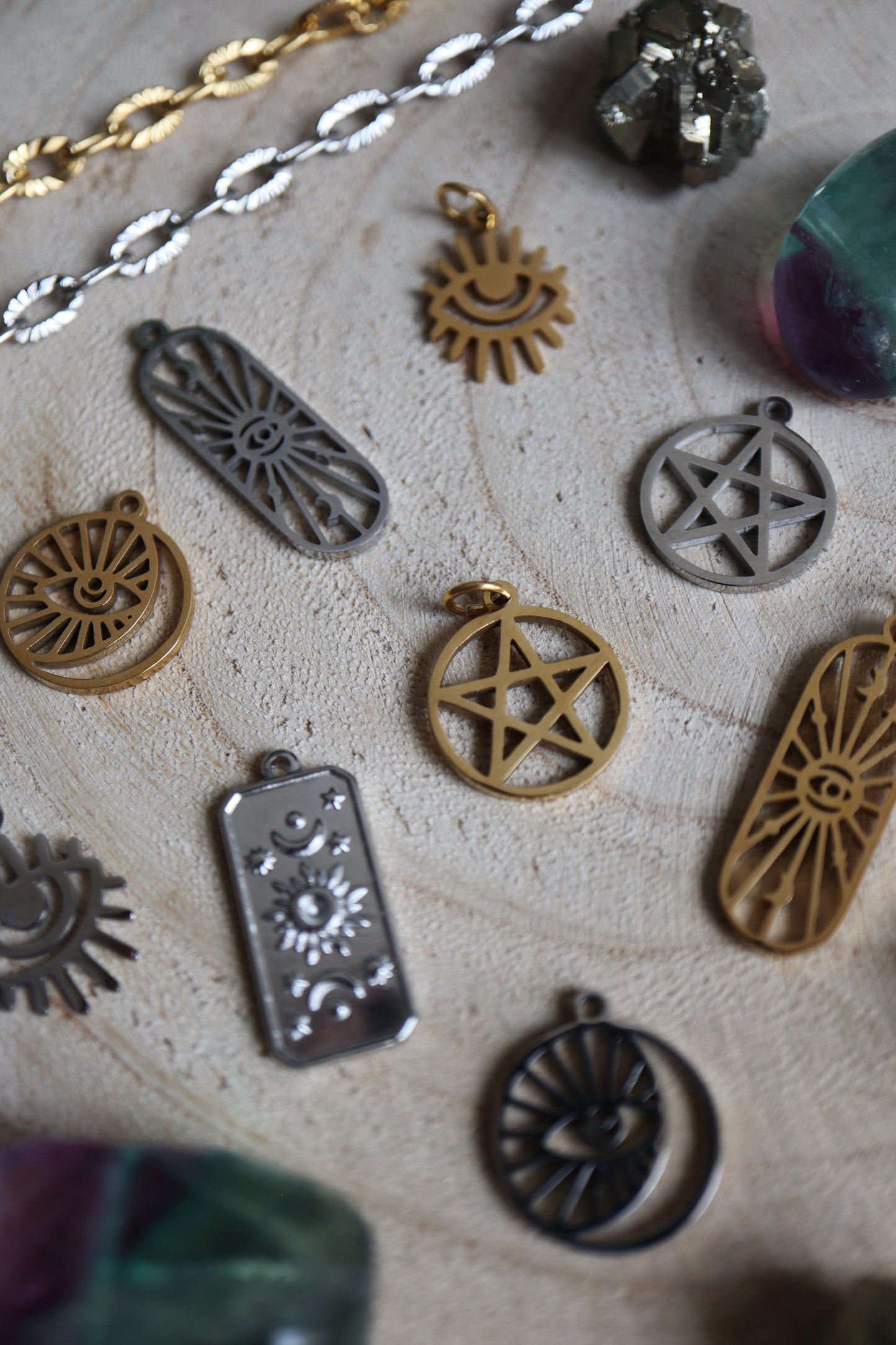 Mix & match ☽ Breloque Fleur de vie