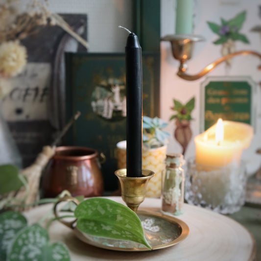 Bougie de sorcellerie☽ noire