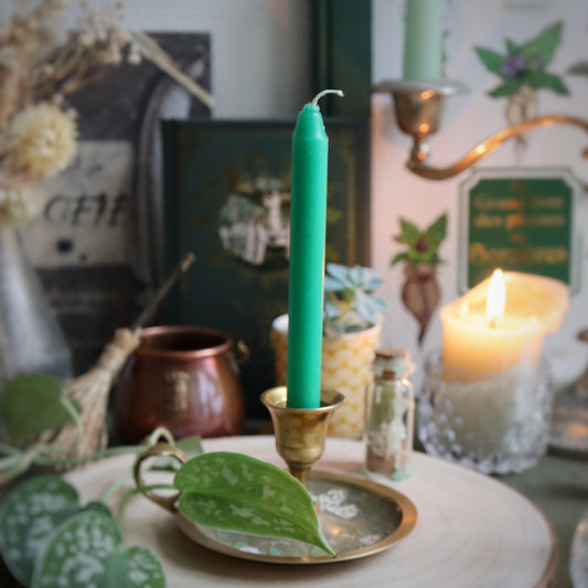 Bougie de sorcellerie☽ verte