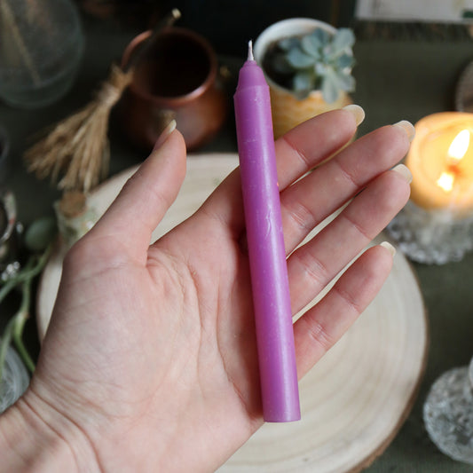 Bougie sorcellerie☽ violette