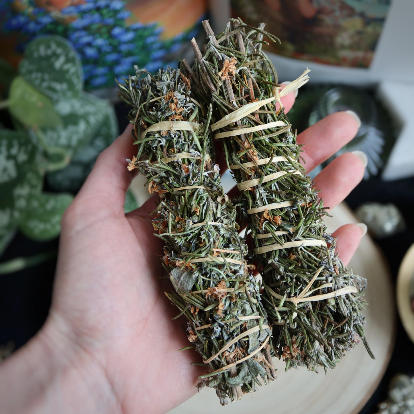 Bundle Smudge Romarin & Sauge Bio☽ Purification & Protection Magique