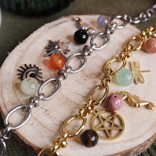 Bracelet Mix & Match ☽ Chaîne ovale