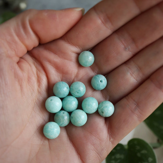 Mix & match☽ Perle Amazonite 8mm