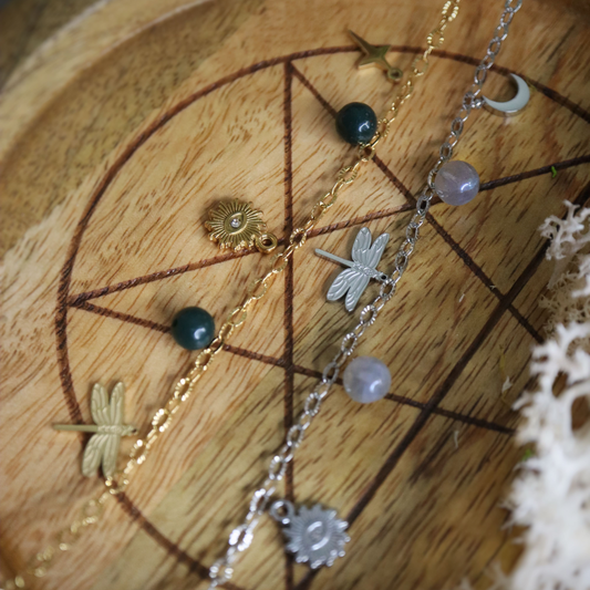 Bracelet Mix & Match ☽ Chaîne mini soleil