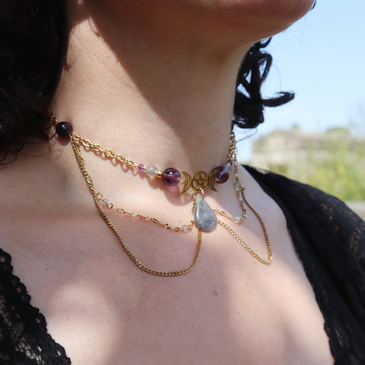 Collier Purple Reign