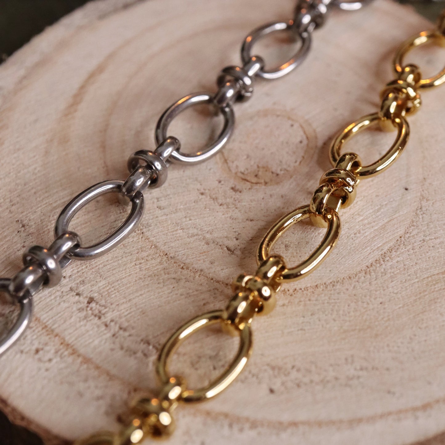 Bracelet Mix & Match ☽ Chaîne ovale