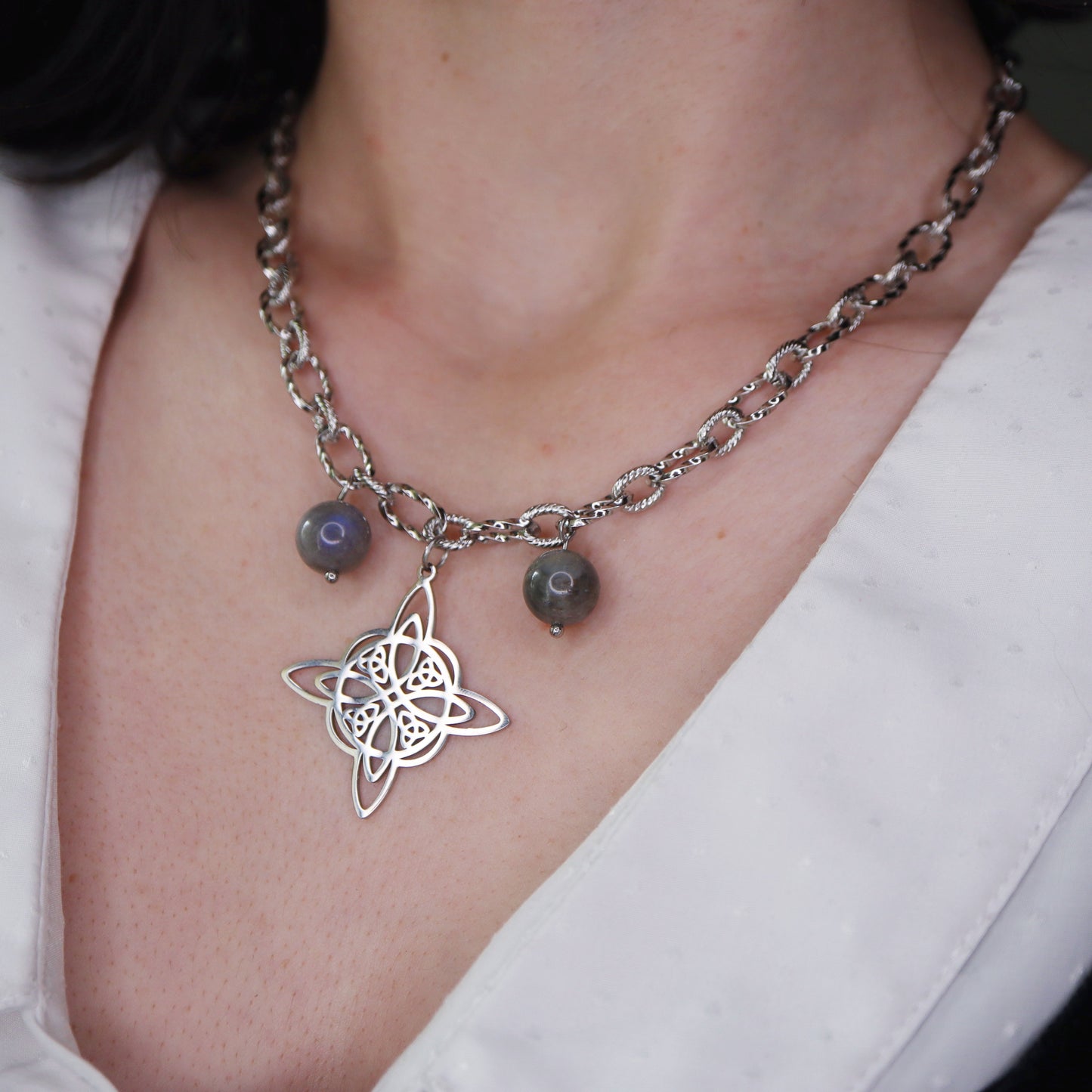 Collier Mix & Match argent