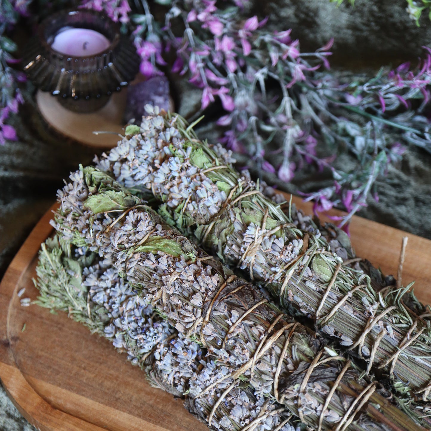 Smudge Rituel des Sorcières ☽ Romarin, Sariette, Lavande & Menthe