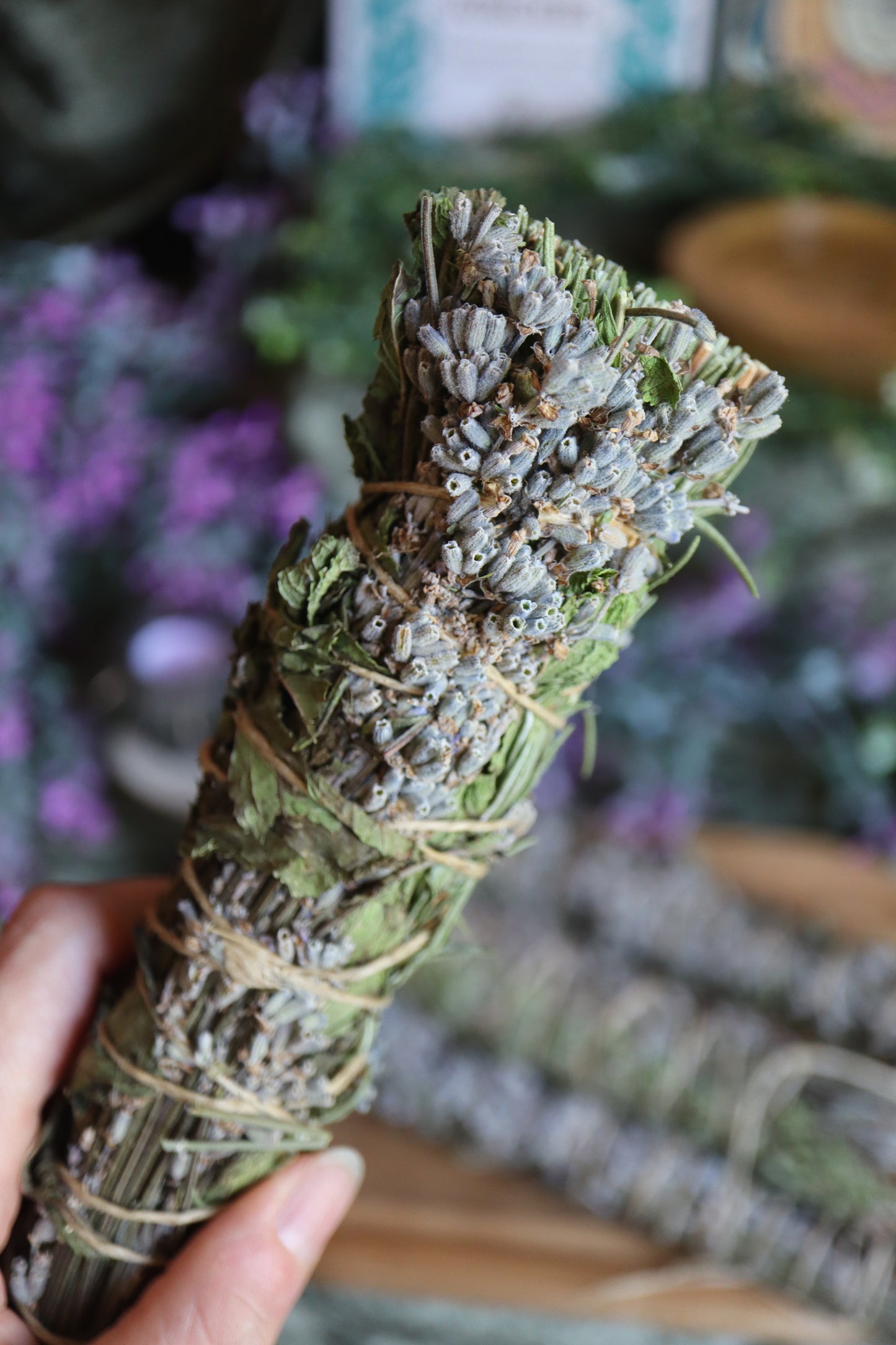 Smudge Rituel des Sorcières ☽ Romarin, Sariette, Lavande & Menthe