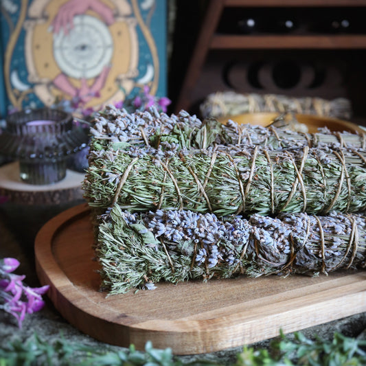 Smudge Rituel des Sorcières ☽ Romarin, Sariette, Lavande & Menthe