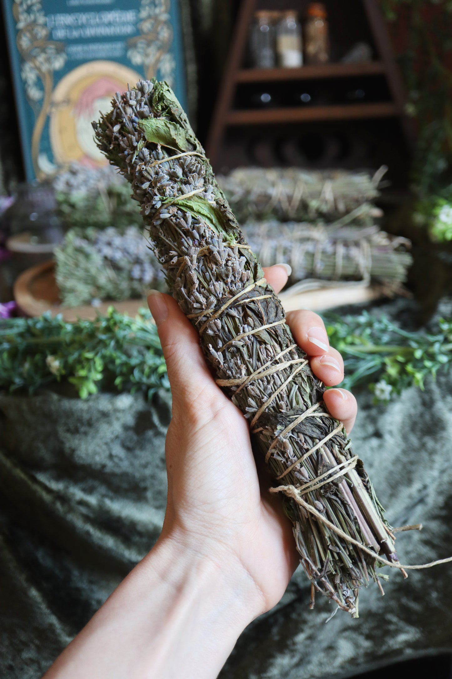 Smudge Rituel des Sorcières ☽ Romarin, Sariette, Lavande & Menthe
