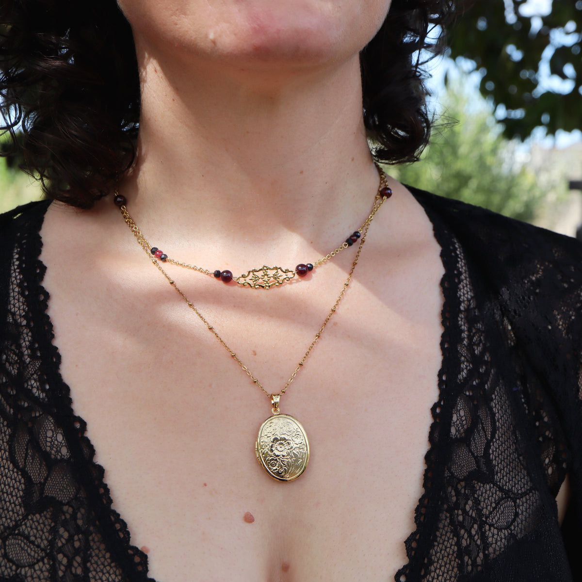 Collier Secret Locket