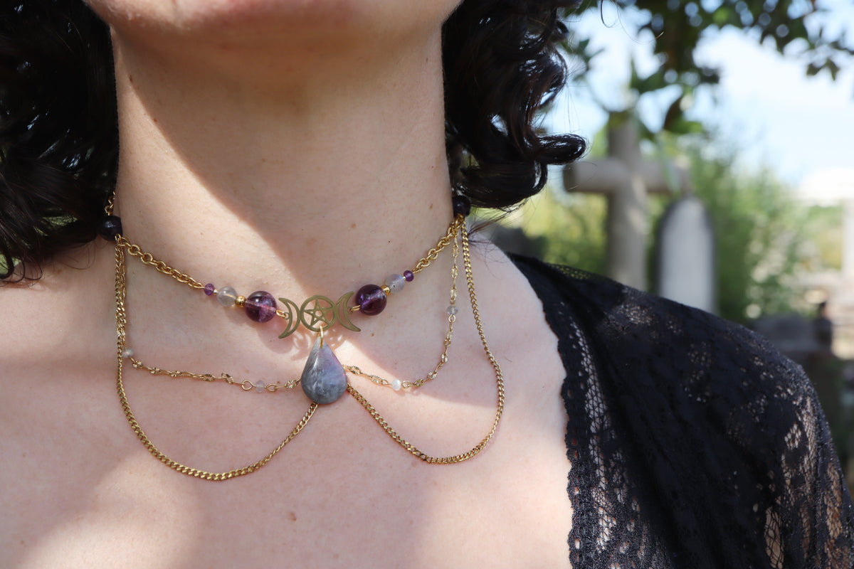 Collier Purple Reign