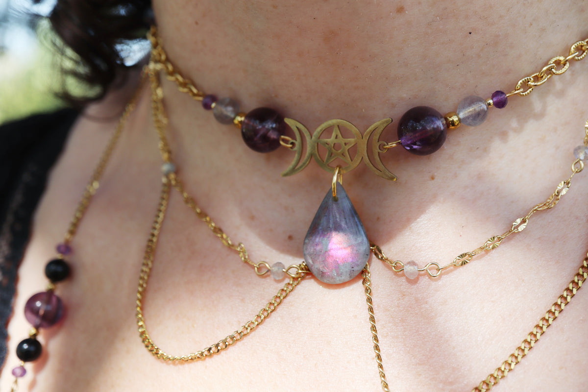 Collier Purple Reign